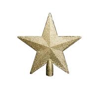 HEITMANN DECO Puntale per Albero, Oro/Glitter, 20x19cm