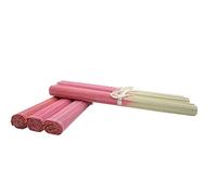 HEITMANN DECO Set di 6 tovagliette rettangolari in bambù, 48 x 33 cm, colore: rosa/naturale