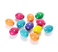 HEITMANN DECO Set di Uova di Pasqua - 24 Uova di Pasqua in plastica Multicolore Bianco a Pois - da Appendere