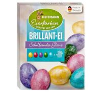 Heitmann Eierfarben, BrillantUovo liquido con effetto lucido, cinque colori adatti per uova bianche e marroni, 1 pezzo