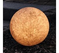 Heitronic Deco-sfera luminosa Mundan, 30 cm, terracotta Heitronic