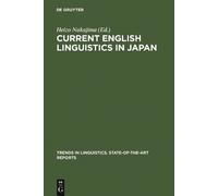 Heizo Nakajima Current English Linguistics in Japan (Copertina rigida)