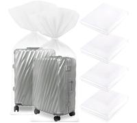 Hejo Extra Grandi Sacchetti Plastica Trasparenti,4 Pezzi Sacchetti Trasparenti per Confezioni Grandi,Durevoli Sacchi Plastica Grandi per Valigie,Bici,Mobili,Peluche,Trapunte Imballaggio(100×150 cm)