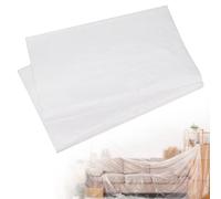 Hejo Set da 2 Telo per Imbianchino Copritutto, 4 x 5m Teli Copritutto per Imbianchino, Telo Copri Tutto di Plastica Impermeabili, Telo Plastica per Polvere per Pittura e l'arredamento