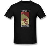 Hekdi Tom Waits Closing Time Tops Short Sleeve Men's T Shirt Size S