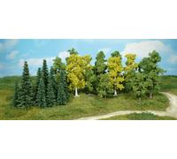 HEKI 1230 Alberi assortiti (piante e pini) altezza cm. 5/11 - 26 pezzi