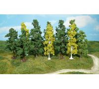 HEKI 1410 Confezione di 12 alberi verde chiaro/scuro (altezza cm 7-12)
