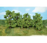 HEKI 1415 Confezione di 12 alberi verde medio (altezza cm. 6-13)