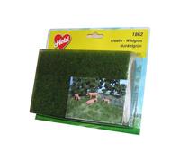 HEKI 1862 Tappeto d'erba selvatica realistica verde scuro (misure 45 x 17 cm)