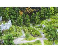 HEKI 19136 Viti / Vigneti 36 Pezzi Circa 2,5 Cm Con Paletti Nuovi