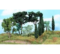 HEKI HEK1774 - Set di Alberi mediterranei; 11 Alberi da 8 a 17 cm