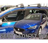 Deflettori Aria Per Seat Leon 4 Dal 2021 Break Set 4 Antiturbo Antivento Heko