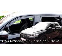 HEKO Deflettori Aria Antivento per DS3 CROSSBACK E-TENSE 5 Porte 2018- SET 4