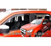 HEKO Deflettori Aria Antivento per ISUZU D-MAX III 4D 2020- SET 4