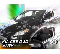 SET 2 DEFLETTORI ARIA ANTITURBO ANTIVENTO per KIA PRO CEE'D 3 porte 2008-2012