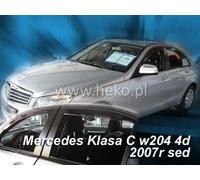 Heko 23258 - Deflettori Antivento Anteriori per Veicoli Mercedes Classe C W204 a 4 Porte
