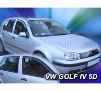 HEKO Deflettori Aria Antivento per VW GOLF IV 5 Porte 1997-2004 SET 4 Hatchback/