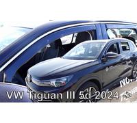 HEKO Deflettori Aria Antivento per VW TIGUAN III 5 Porte 2024- SET 4