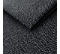 Heko Panels Mona Tessuti per Tappezzeria al Metra, Stoffa Tappezzeria, Rivestimenti di Mobili Sedie Poltrone Divani Cuscini Pouf Impermeabile 1 m x 1,43 m Nero-Grigio