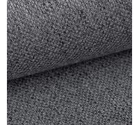 HEKO PANELS Stoffa al Metro Tessuti e Stoffe a Metro - 100% Poliestere Resistente allo Strappo e ai Raggi UV - per Divani Sedie Poltrona - Grigio Scuro venduto al Metro - 1 Pezzo = 1 m x 1,43 m