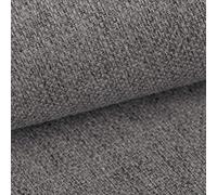 HEKO PANELS Stoffa al Metro Tessuti e Stoffe a Metro - 100% Poliestere Resistente allo Strappo e ai Raggi UV - Tessuti per Tappezzeria per Divani Sedie Poltrona - Grigio