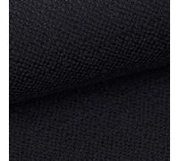 HEKO PANELS Stoffa al Metro Tessuti e Stoffe a Metro - 100% Poliestere Resistente allo Strappo e ai Raggi UV - Tessuti per Tappezzeria per Divani Sedie Poltrona - Nero