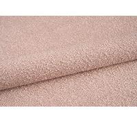 HEKO PANELS Stoffa al Metro Tessuti e Stoffe a Metro Colin Bouclé - Poliestere Resistente allo Strappo e ai Raggi UV - Tessuti per Tappezzeria per Divani Sedie Poltrona -Rosa Pastello -Campione 5x5cm