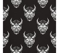 HEKO PANELS Tessuti Per Tappezzeria Al Metra Stoffa Rivestimenti Di Mobili Sedie Poltrone Divani Cuscini Pouf Impermeabile Maschere Giapponesi 1 Metro 155 x 100 cm