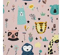 HEKO PANELS Tessuti Per Tappezzeria Al Metra Stoffa Rivestimenti Di Mobili Sedie Poltrone Divani Cuscini Pouf Impermeabile Animali Selvaggi 1 Metro 155 x 100 cm