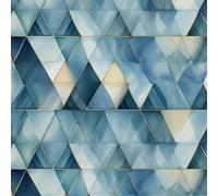 HEKO PANELS Tessuto Oxford, impermeabile, al metro, in poliestere, per lavori artigianali, impermeabile, motivo geometrico, acquerello, 5 metri, 155 x 500 cm, DX2081