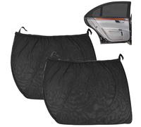 HEKOBAG 2 Pezzi Parasole Lunotto Posteriore Auto, Tendine Oscuranti Auto 60x52cm Estensibile 140x92cm, Universale per Auto