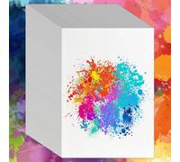 HEKOBAG 80 Fogli Carta per Acquarelli, Fogli per Acquerello Carta Acquerello 300g A6 Carta da Disegno per Acquerelli Carta Acquerello per Pittori, Artisti, Ragazzi, Adulti, 15 * 10cm (Bianco)