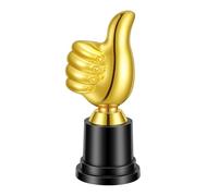 HekouJiub Trofeo Pollice in su Oro Coppa Divertente 13cm Trofei di Partecipazione Plastica Premio Vincitore per Celebrazioni Gioco Sportivo Aula Competizione di Calcio Ricompense per Adulti