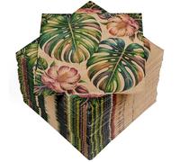 HEKU 100 tovaglioli a 3 veli, 33 x 33 cm, Tropical Garden, assorbenti e pratici, ampia scelta, ideali per occasioni speciali