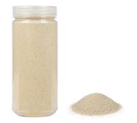 Heku 30330-02: Sabbia Decorativa/Colorata, 750 g, in Barattolo richiudibile, Crema, 750g / Körnung 0,1mm