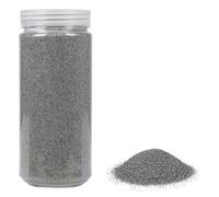 Heku 30330-25 decorativa/sabbia colorata, grigio, 750 g, in barattolo richiudibile, 750g