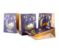 HEKU 30822-65 - Sacchetto regalo, colore: blu/oro