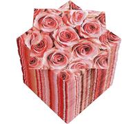 HEKU Rose - Tovaglioli da cocktail a 3 strati, 25 x 25 cm, 150 pezzi, design elegante, ideale per feste, confezione pratica