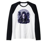 Hel Bubblegum Mitologia Norrena Dea Gotica Baddie Maglia con Maniche Raglan