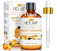 HELAIF Olio Essenziale Arancio Dolce 118ML-4 FL.Oz Naturale Risveglia la Vitalità, Rilassati, Aria Fresca, DIY