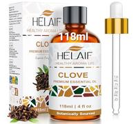 HELAIF Olio essenziale di Chiodi di Garofano 118ML-4 FL.Oz Naturale Può Essere Utilizzato per Rinvigorire lo Spirito, Purificare L'aria, Nutrire i Capelli, Curare la Pelle