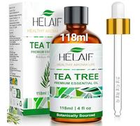 HELAIF Tea Tree Oil Essenziale 118ML-4 FL.Oz Naturale Non Diluiti Aromatico e Rinfrescante, Può Essere Utilizzato per la Cura dei Capelli, della Pelle, delle Unghie e per le Candele Profumate