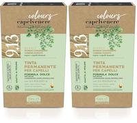 Helan, Capelvenere Colours, Tinta per Capelli Naturale Permanente Formula Dolce 9.13N Biondo Chiarissimo Cenere Dorato Colore Capelli Kit Facile Ottima Copertura Tinta Capelli senza Ammoniaca e Alcool