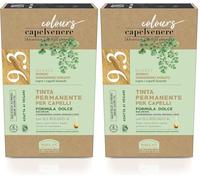 Helan, Capelvenere Colours, Tinta per Capelli Naturale Permanente Formula Dolce 9.3N Biondo Chiarissimo Dorato Colore Capelli Kit Facile Inodore Ottima Copertura Tinta Capelli senza Ammoniaca e Alcool
