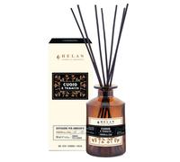 Helan Cuoio e Tabacco - Profumatore per Ambienti, Profumo Ambiente con Bastoncini per Diffusori con Incenso e Zafferano, Idee Regalo Deodorante e Profumatori Ambiente 100 ml, Profumi Made in Italy