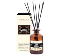 Helan Cuoio e Tabacco - Profumatore per Ambienti, Profumo Ambiente con Bastoncini per Diffusori con Incenso e Zafferano, Idee Regalo Deodorante e Profumatori Ambiente 200 ml, Profumi Made in Italy