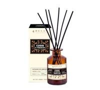 Helan Cuoio e Tabacco - Profumatore per Ambienti, Profumo Ambiente con Bastoncini per Diffusori con Incenso e Zafferano, Idee Regalo Deodorante e Profumatori Ambiente 100 ml, Profumi Made in Italy