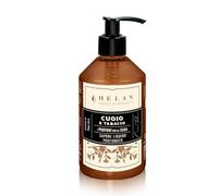 Helan Cuoio e Tabacco - Sapone Liquido Profumato Energizzante, Estratto di Pepe Nero, Sapone Mani Gel Detergente Naturale Delicato con Zuccheri Idratanti e Olio di Cocco per Pelli Sensibili, 300 ml