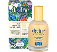 Helan Daefne - Olio Capelli, Corpo e Viso Spray Secco Profumato Illuminante, Olio per Capelli e Pelle con Olio di Mandorle Dolci, Argan e Vitamina E 100% Origine Vegetale, non Unge, 50ml Made in Italy