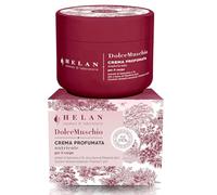 Helan Dolce Muschio - Crema Corpo Idratante Profumata per Pelle Secca con Vitamina C e E Nutriente a Rapido Assorbimento con Olio di Mandorle Dolci, 96% Origine Naturale Made in Italy, Non Unge, 200ml